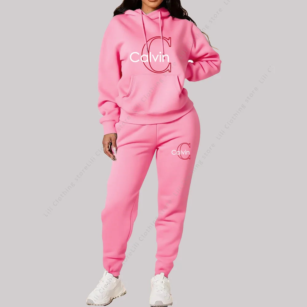 2025 New Ladies Aesthetic Designer Clothes, Trend Sportswear, Hoodies, Sweatpants, 2 piece Outfits.