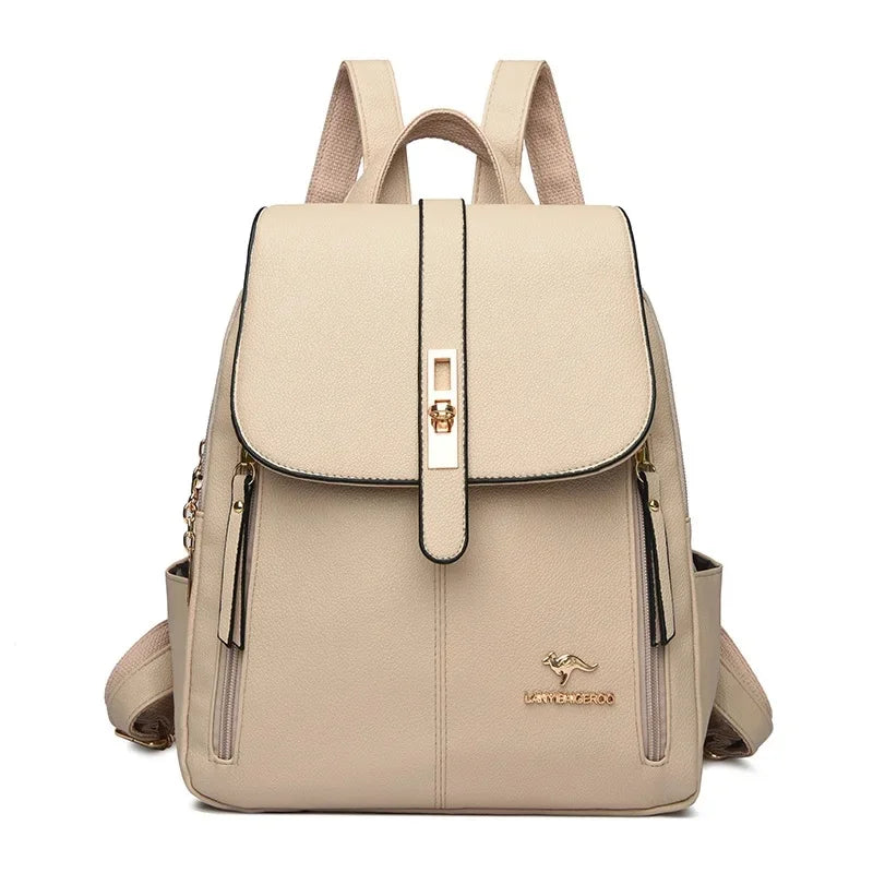 Fashionable Large Capacity Women Backpack, Simple Style Dual-Shoulder Bag.