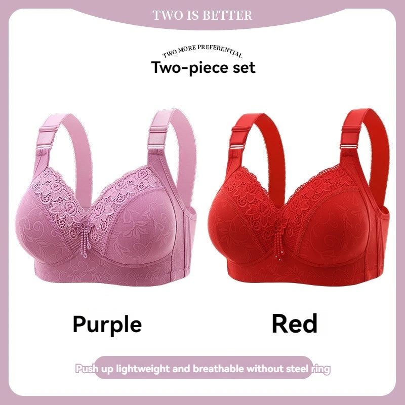 Women Lace Bras, Ultra-Thin Perspective Deep V Bra Plus Size Cup active bra.
