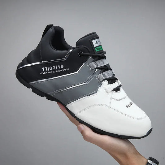 Artificial Leather Men Causal Shoes Male Spring Men Casual Light Shoes Sneakers Lac-up Flats Breathable Outdoors Sapato