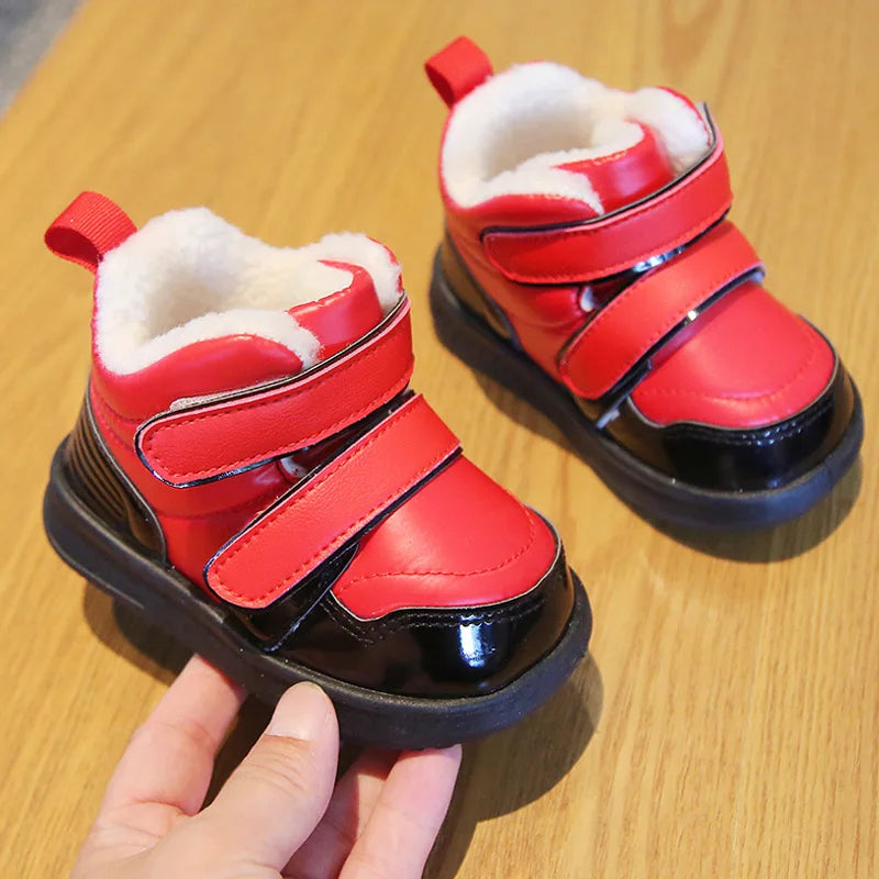 Kids Boots,  Boys  Shoes, Fashion Warm  Girls Sneakers, Baby Short Boots.