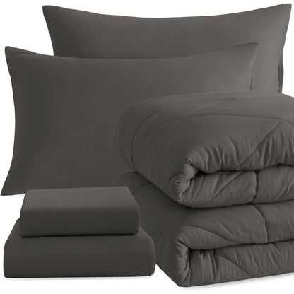 Comforter Set Includes Fitted Sheet, Top Sheet and Pillowcases