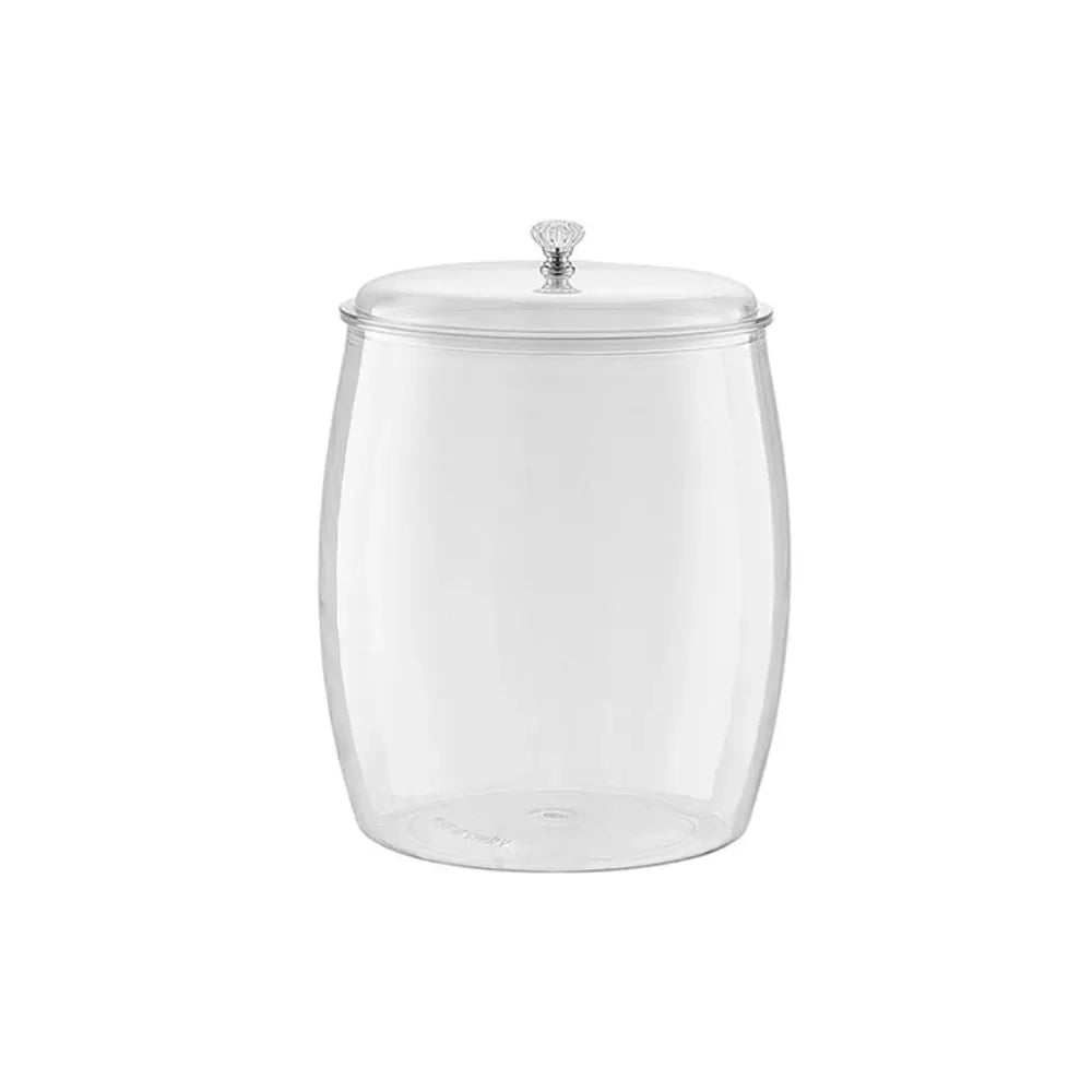 Flour Grains Sealed  Kitchen Organizer with Lid, Plastic Wide Mouth Candy, Cookie, Nuts Storage Jar.