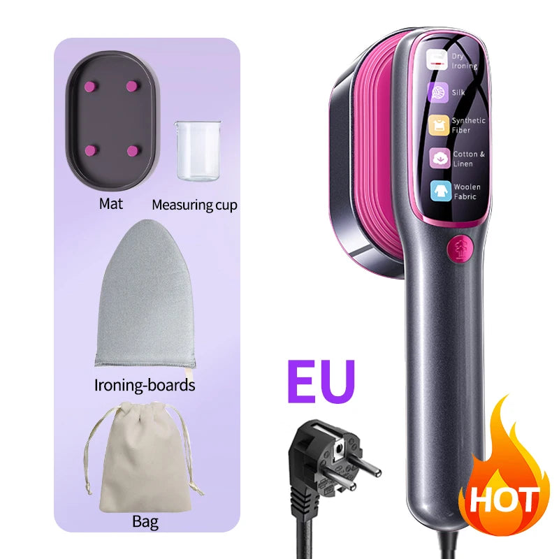 Steam Iron Portable Mini for Clothes Fast Heating Travel Garment .