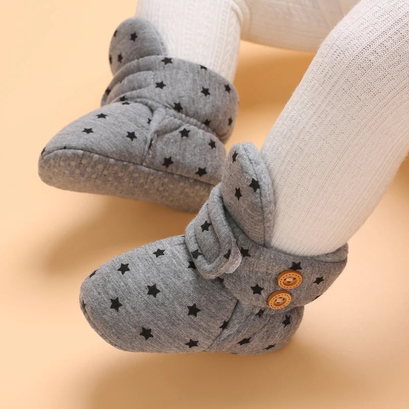 0-18M  Boots For Newborn Baby Girl Snow Boots, Winter Shoes Baby Boy Thermal Shoes.