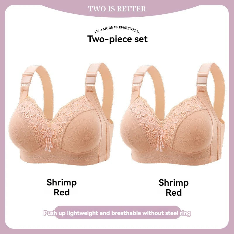 Women Lace Bras, Ultra-Thin Perspective Deep V Bra Plus Size Cup active bra.