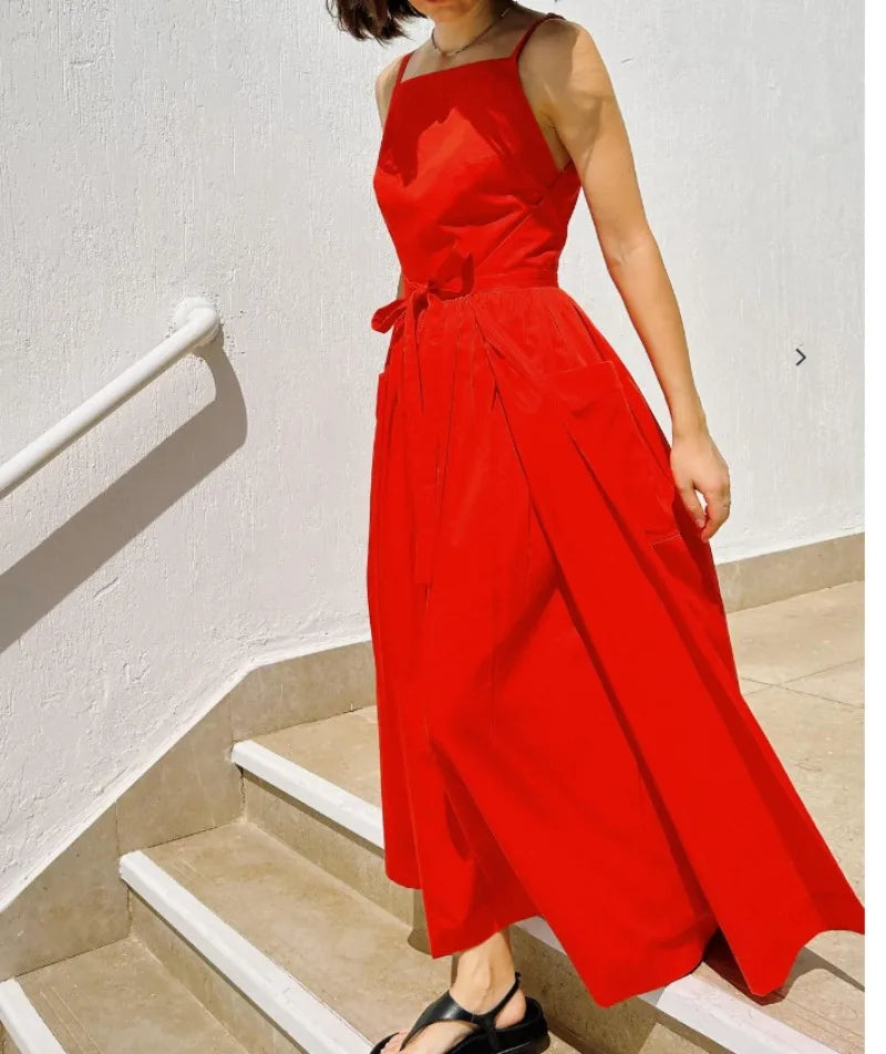 Elegant Black Halter Maxi Dress, Chic Off Shoulder Lace Up Versatile Vacation Style Gown, 2026 Trendy Woman Clothing.