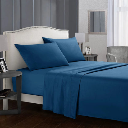High-quality Simple King Size Bed Sheet Set  Fitted Sheets  Queen Durable Bed Covers.