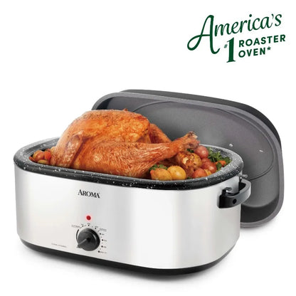 22Qt. Electric Roaster Oven with High Dome Lid