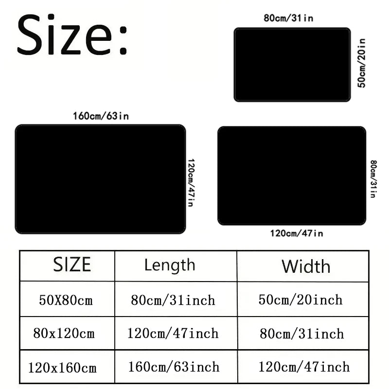 Gold Black Geometric Carpets, Nordic Luxury Living Room Rugs, for Bedroom, Sofa Table, Beside Large Area Rug.