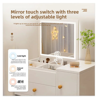 bay window dressing table makeup  cabinet