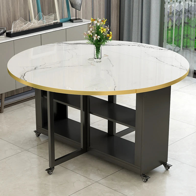 Simple Style Dining Table Set, Chair Folding Table Space Savers