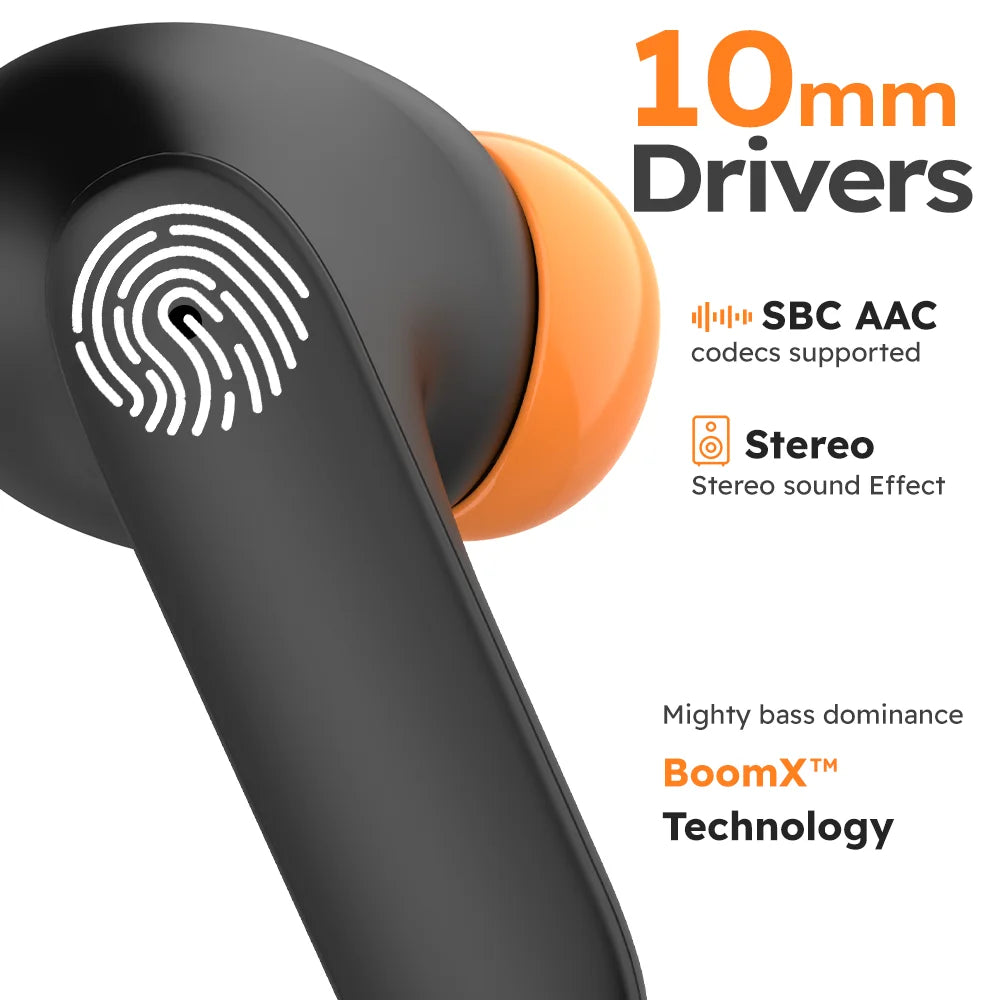 Bluetooth 5.4 TWS Wireless Bluetooth Earphones, Ultra-low Latency Dual Microphone Noise Cancelling.