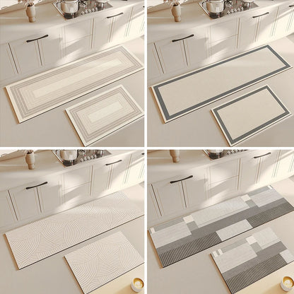 Floor Mat Water Anti Slip Absorbing Rug Kitchen ,Door, Bathroom