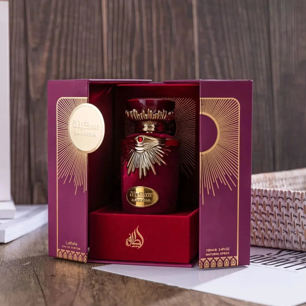 100ml Arabian perfume, Long acting body spray for men, and women Fruit and flower pheromone, Attractive gift box perfume.