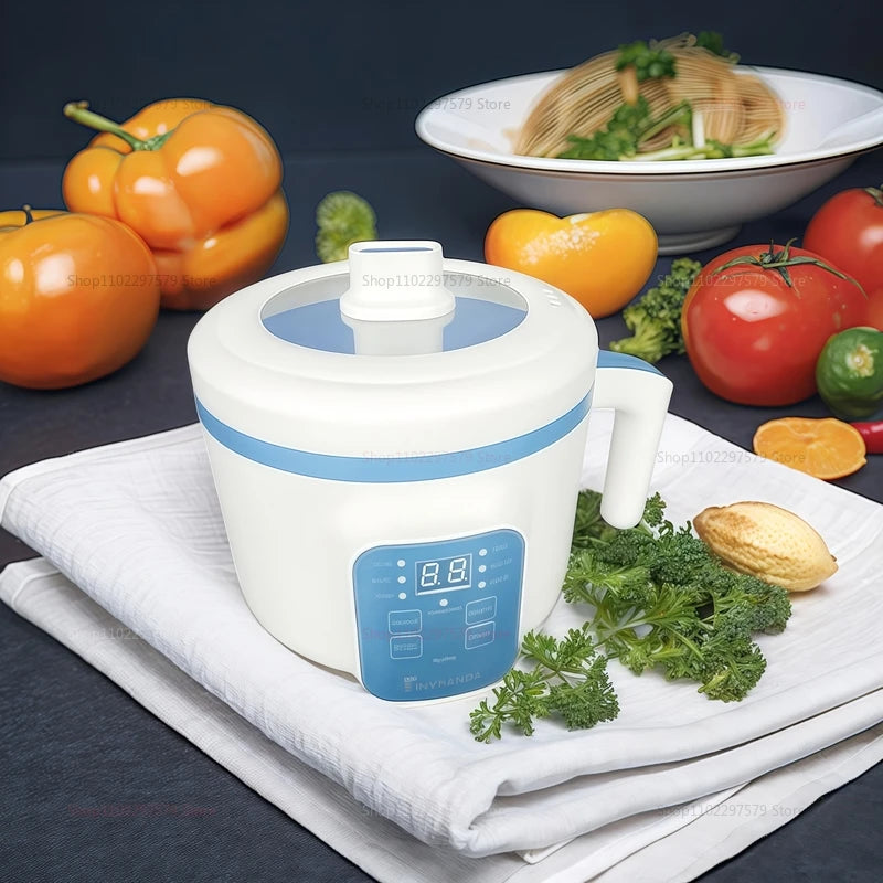 Electric Hot Pot for 1-2 People Multifunction Nonstick Rice Cooker,