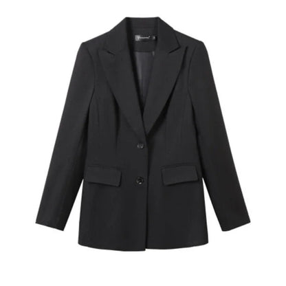 Wear To Work Business Professional Blazer, and Trouser Suit Women 2 Pant Sets.