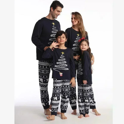 Christmas Look Pajamas Set Mom, Dad, Kids Matching Pajamas Set