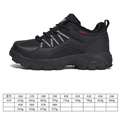 Outdoor Adventure Footwear Men Waterproof Anti Slip Hiking Boots.