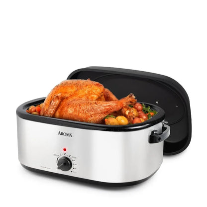 22Qt. Electric Roaster Oven with High Dome Lid