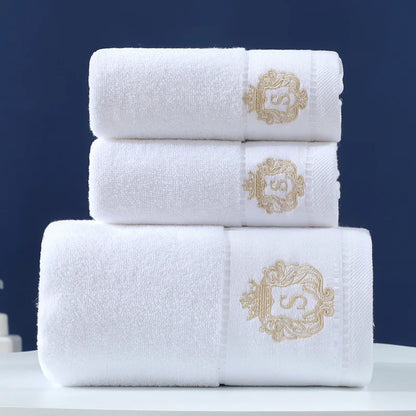 3 Piece Bath Towels Set 100% Cotton, 1 Bath Towel, 2 Hand Towel, Luxury Bathroom Towel  Hotel Quality