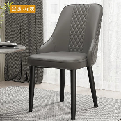 Cushion Beautiful Dining Chairs, Modern Metal Ergonomic  Unique  Home Decoration