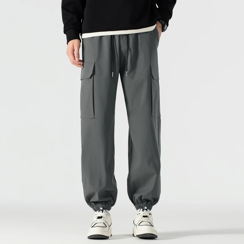 Casual pants spring and autumn tight-fitting  windproof and waterproof