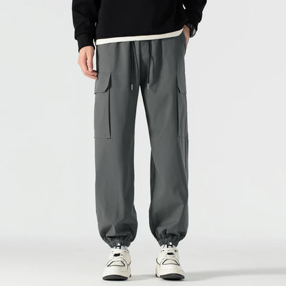 Casual pants spring and autumn tight-fitting  windproof and waterproof