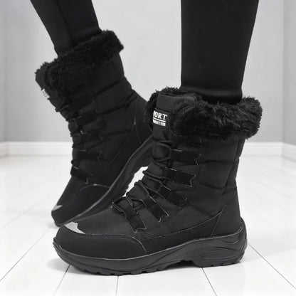 Women's Winter Keep Warm Mid-Calf, Waterproof  Boots High Quality Non-slip Boots for Winter