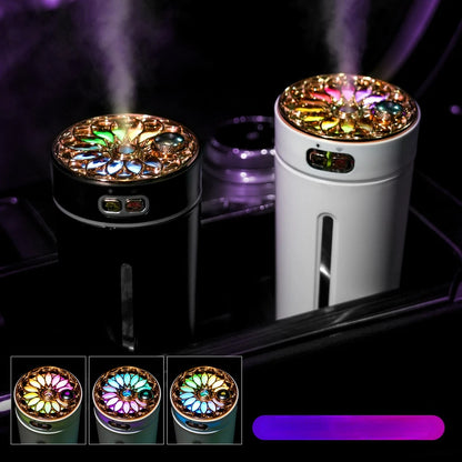 Car Air Humidifier USB Portable Remove Odors,  Color Lamp Air Purifier Auto Spray