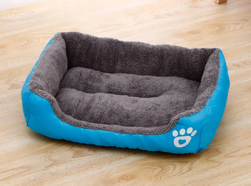 Large Pet House Dog Bed, Cat Mat, Long Plush Deep Sleeping Warm Soft Small Dog Cushion.