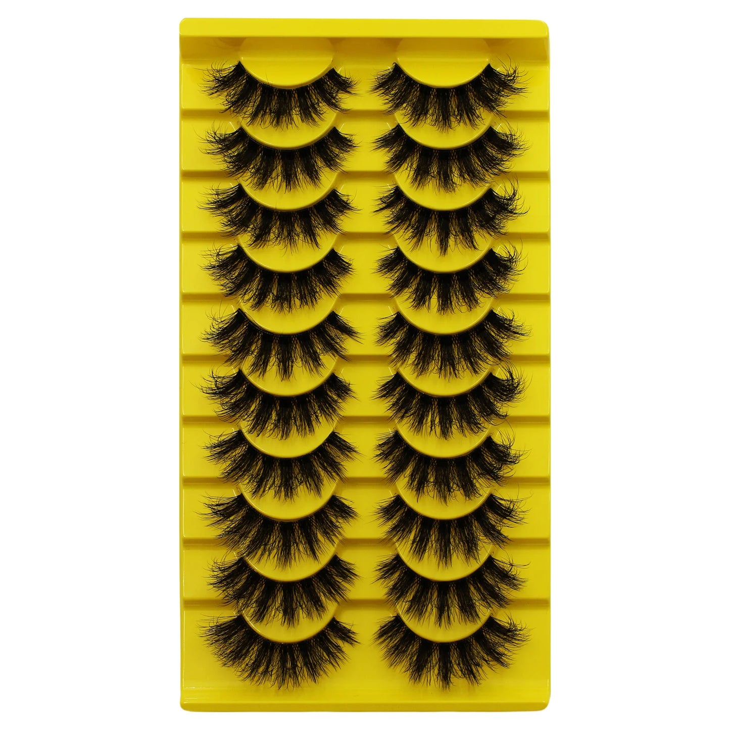 10 Pairs False Fluffy Russian Strip Lashes 3D Fake Lashes