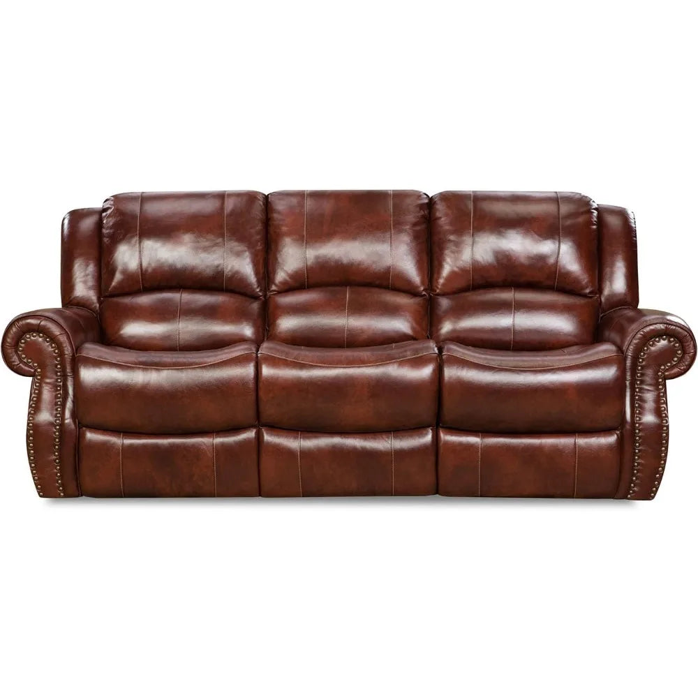 Cambridge Telluride 3 Piece Indoor Furniture Set, Deep Seating Double Reclining Sofa, Console Loveseat, and Rocker Recliner.