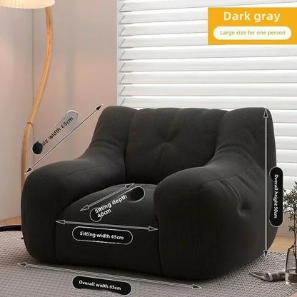 Lazy Sofa, Bean Bag, Can Lie Down or Sleep, Single or Double Sofa.