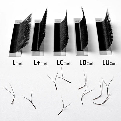 Y Eyelashes Extension 7-17mm Soft Brazilian  Extension Supplies