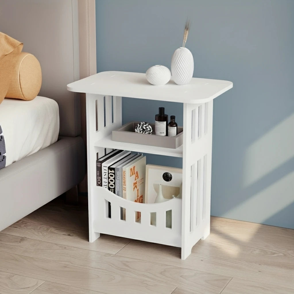 Nordic Storage  Coffee Table, Bedside Cabinet, Mini End Table for Living Room Bedroom