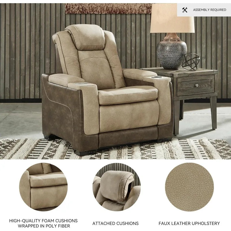 Next-Gen Power Recliner, Adjustable Headrest