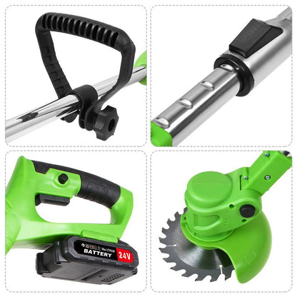 Weed Trimmer Electric Brushless  Fast Charger With 2 batteries