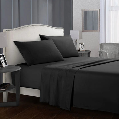 High-quality Simple King Size Bed Sheet Set  Fitted Sheets  Queen Durable Bed Covers.