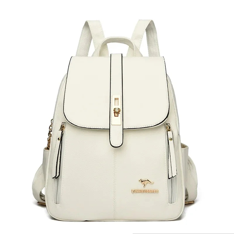 Fashionable Large Capacity Women Backpack, Simple Style Dual-Shoulder Bag.