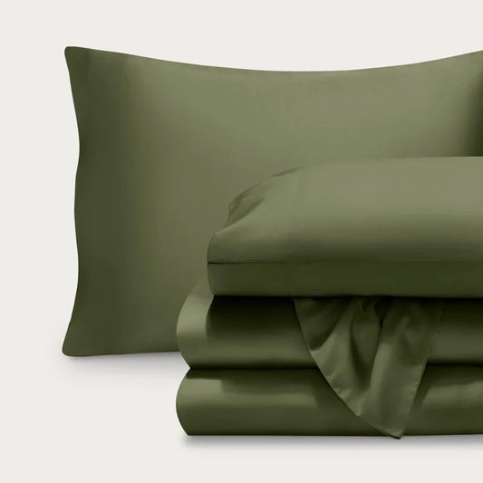 1pc Duvet Cover Natural Lyocell Fiber Solid Olive Green Breif Comforter Cover Home Bedding 200*230cm