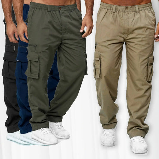 Men work pants, casual multi pocket tactical pants, outdoor sportswear, loose straight leg pants, long pants, plus size.