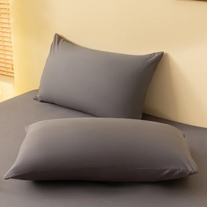 Luxury Double 100% Cotton Bed Sheet  Fitted  Elastic Mattress Cover