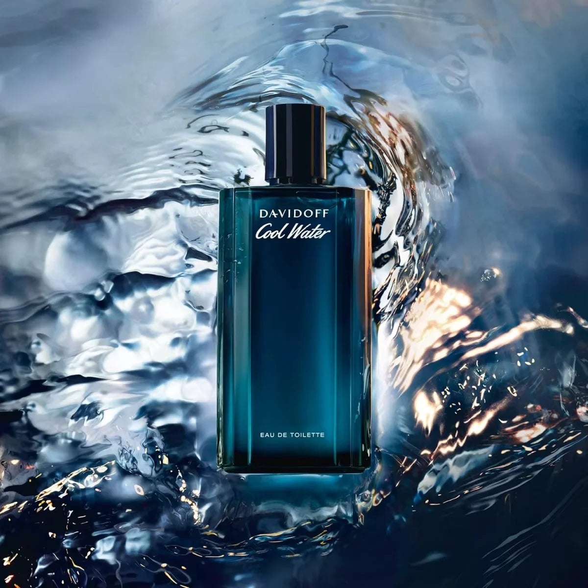Davidoff Cool Water Eau de Toilette Aromatic Men's Cologne With Notes of Coriander Mint Lavender Amber Long Lasting Fragrance.