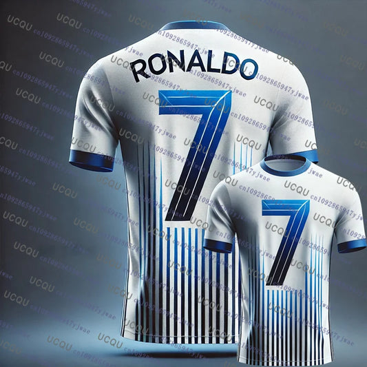 Special Edition Ronaldo No7 Football Jersey, Tee Shorts Set, Women ,Men Sportwear, Harajuku Summer Casual Kid T shirt Set 2 Piece Set.