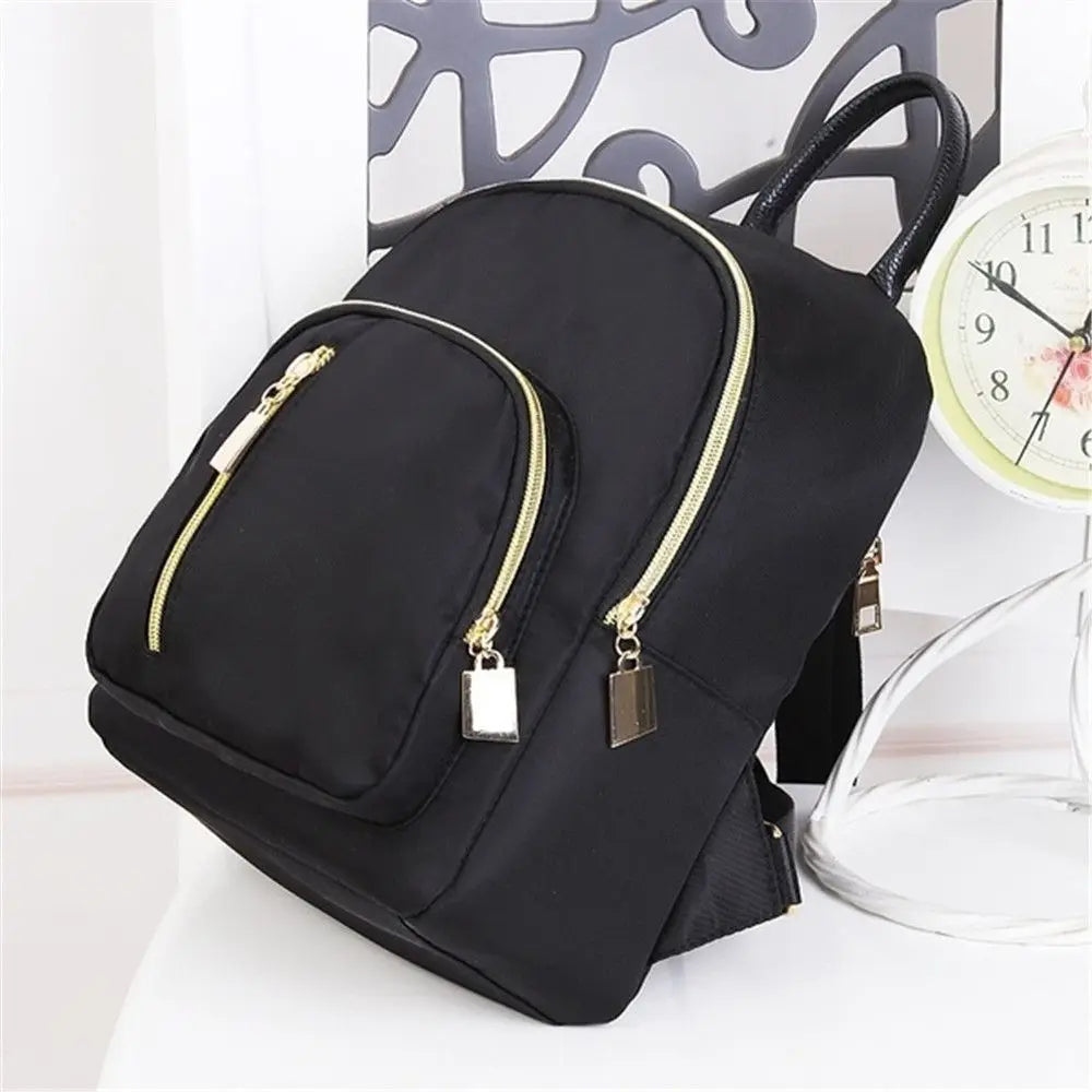 Women Multi-Function Mini Backpack Fashion Girl Oxford Daypack.