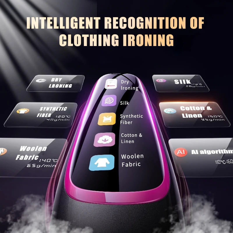 Steam Iron Portable Mini for Clothes Fast Heating Travel Garment .