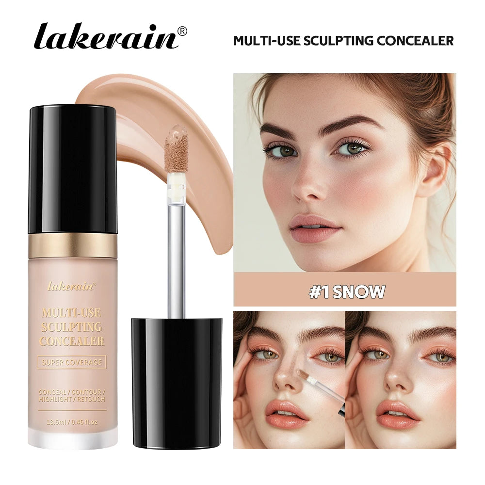 Waterproof Liquid Concealer High Coverage Oil Control Cover
