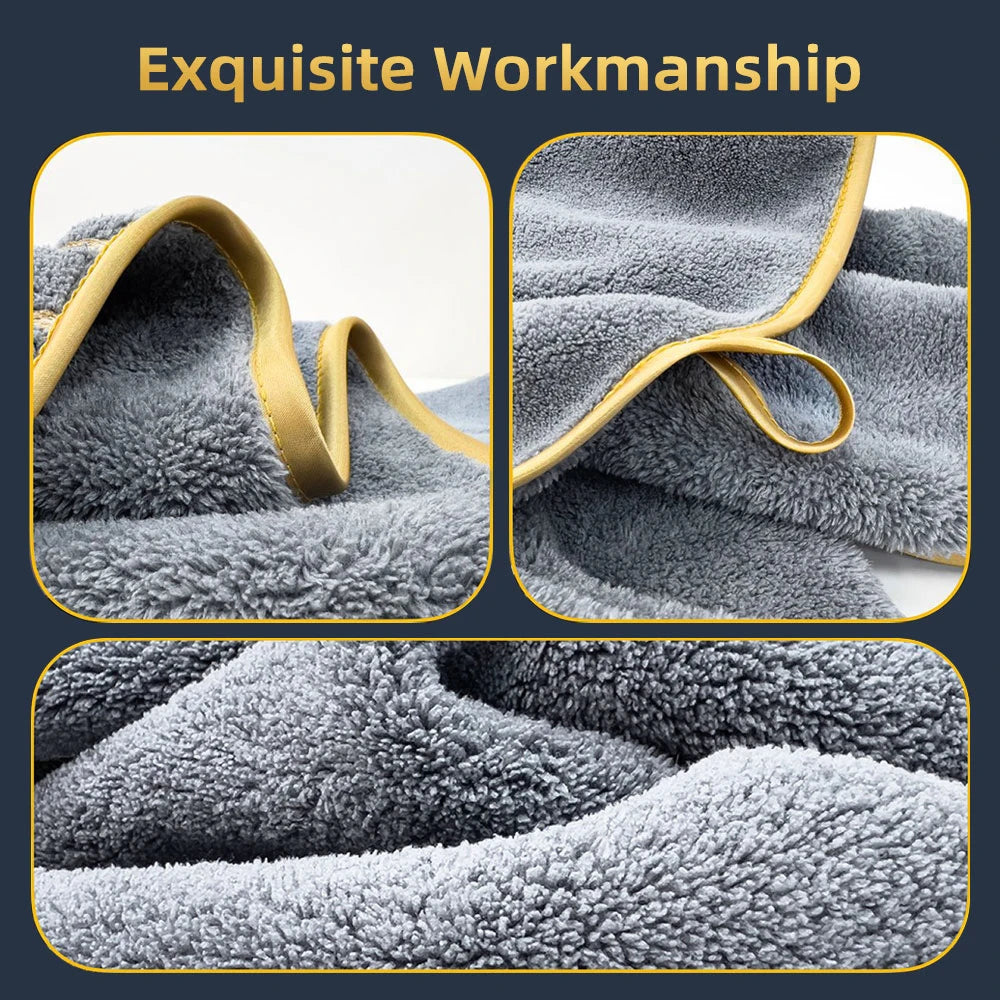 2pcs Set  Bathroom Towel Sets, Thickened Absorbent Bath Embroidered. Christmas Gift  Sets.