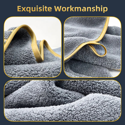 2pcs Set  Bathroom Towel Sets, Thickened Absorbent Bath Embroidered. Christmas Gift  Sets.